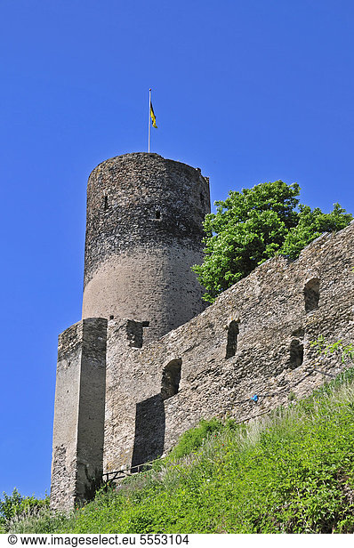 Burg Landshut in Bernkastel-Kues  Rheinland-Pfalz  Deutschland  Europa  ÖffentlicherGrund