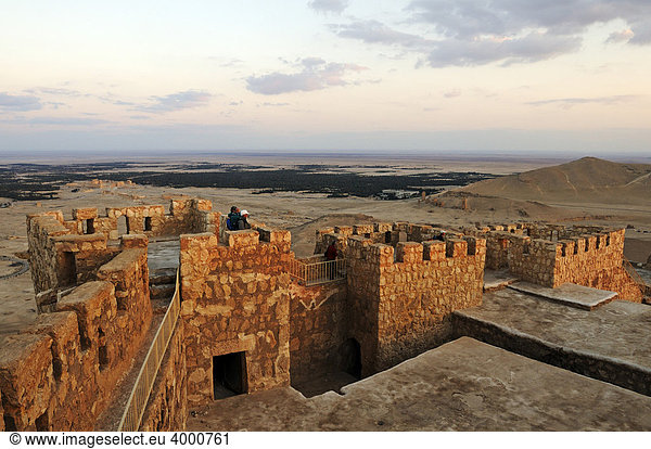 Burg Qala'at Ibn Ma'n,  Palmyra,  Tadmur,  Syrien,  Asien