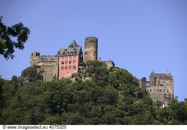 Burg Schönburg  Oberwesel  Rheinland-Pfalz  Deutschland