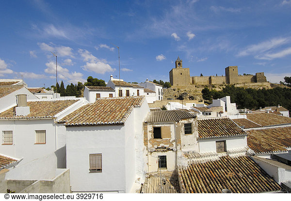 Burg von Antequera 12. bis 16. Jahrhundert Provinz Malaga Andalusien Spanien Europa
