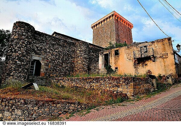 Burg von O Bolo  Orense  Spanien.