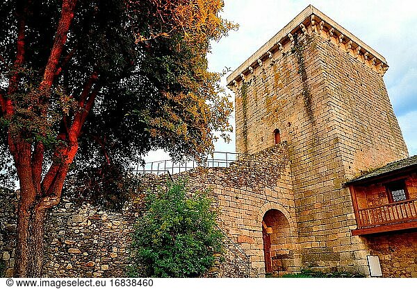 Burg von O Bolo  Orense  Spanien.