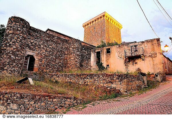 Burg von O Bolo  Orense  Spanien.
