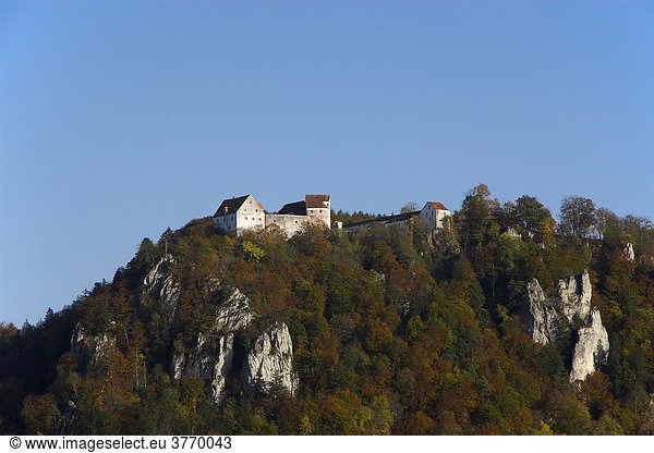Burg Wildenstein  oberes Donautal  Landkreis Sigmaringen  Baden- Württemberg  Deutschland