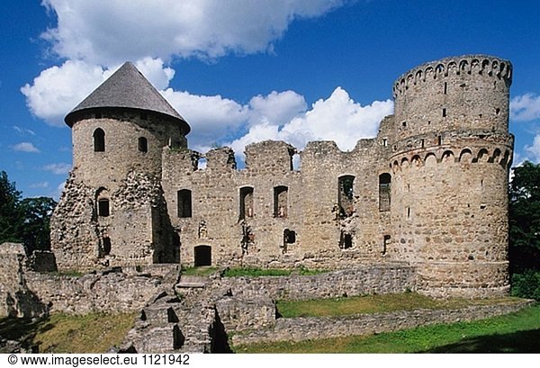 Burgruine (1443-1456)  Cesis. Vidzeme  Lettland