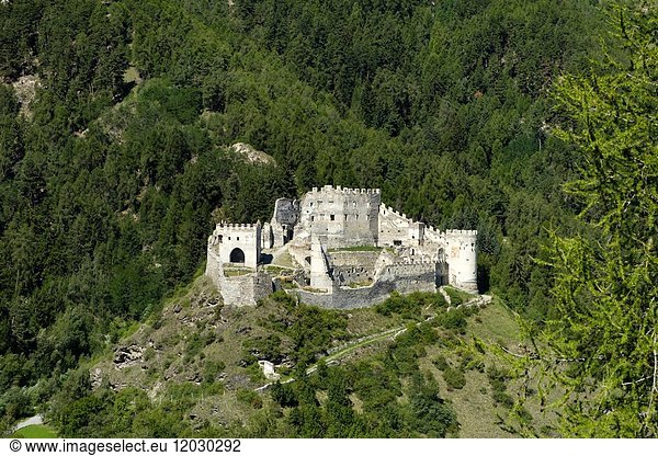 Burgruine Lichtenberg Vinschgau Südtirol Italien Europa