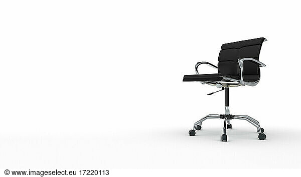 Business-Drehstuhl auf weißem Hintergrund