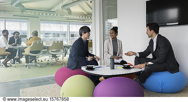 Business people meeting in creative workspace