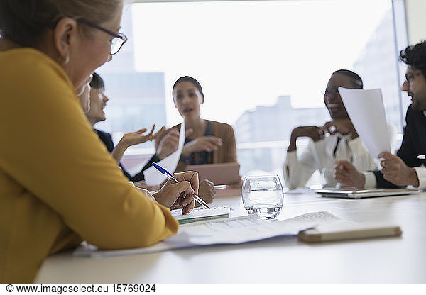Business people planning in conference room meeting