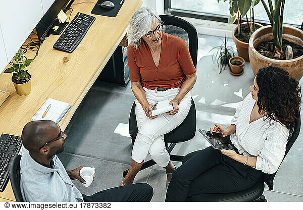 Businessman and businesswomen planning at workplace