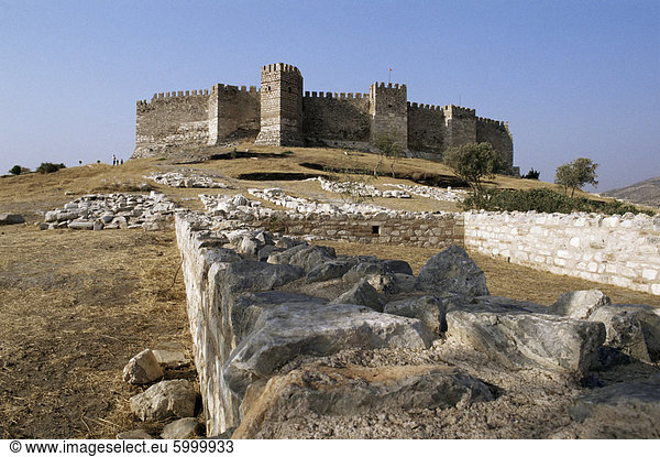 Byzantinische Burg  Selcuk Castle  Anatolien  Türkei  Eurasien