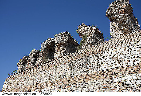 Byzantinische Festungsanlagen  Nikopolis  Griechenland. Künstler: Samuel Magal