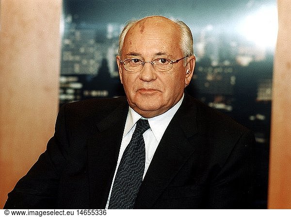 C  Gorbatschow  Michail  * 2.3.1931  sowjet. Politiker (KPdSU)  Portrait  2001 C, Gorbatschow, Michail, * 2.3.1931, sowjet. Politiker (KPdSU), Portrait, 2001,