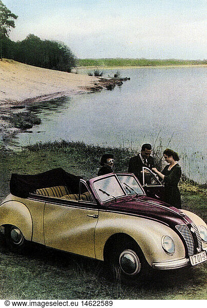 C  SG hist.  Verkehr  Auto  1950er Jahre
