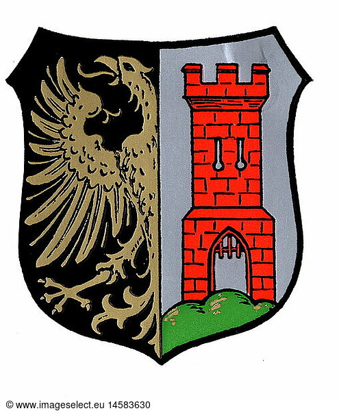 C  SG  Wappen & Embleme  Kempten (AllgÃ¤u)  Stadtwappen  Bayern  BRD C, SG, Wappen & Embleme, Kempten (AllgÃ¤u), Stadtwappen, Bayern, BRD,