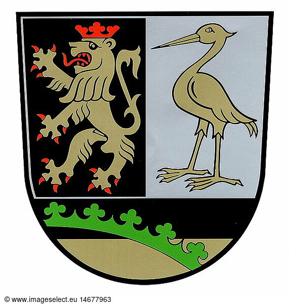 C  Wappen & Embleme  Landkreis Greiz  ThÃ¼ringen  BRD C, Wappen & Embleme, Landkreis Greiz, ThÃ¼ringen, BRD,
