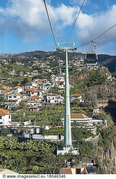Cable car  Funchal  Madeira  Portugal  Europe