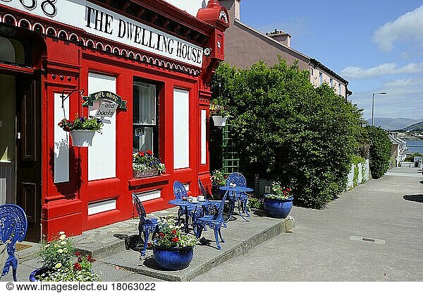 Cafe 'The Dwelling House'  Knights Town  Valentia  Iveragh Halbinsel  Ring of Kerry  County Kerry  Irland  Europa