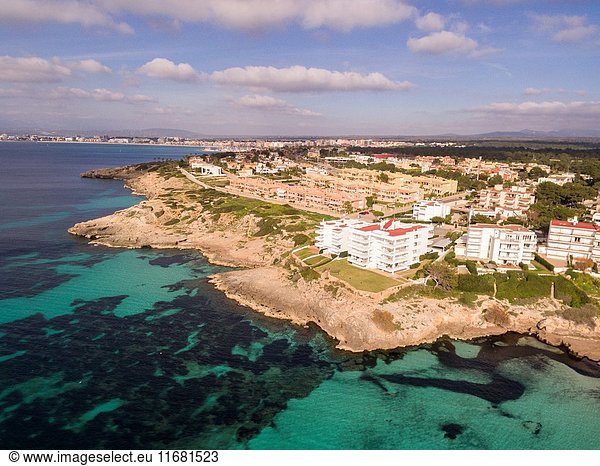 Cala Mosques  Municipality of Llucmajor  Mallorca  balearic islands  spain  europe.