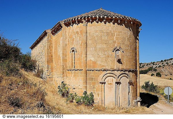 Calata?azor  Einsiedelei La Soledad (romanisches 13. Jahrhundert). Provinz Soria  Kastilien und Leon  Spanien.