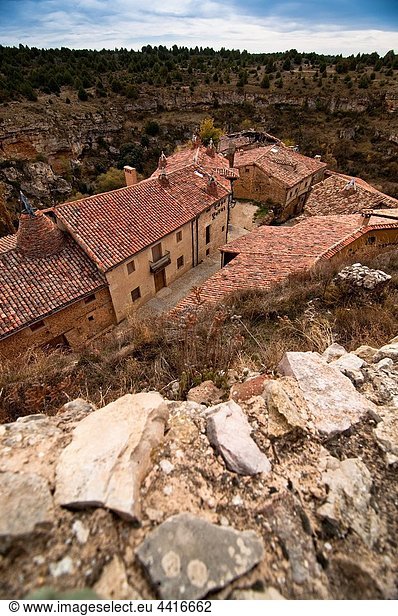 Calatañazor is a Mediaeval village located in Soria  near of Burgo de Osma Soria  Spain  Europe
