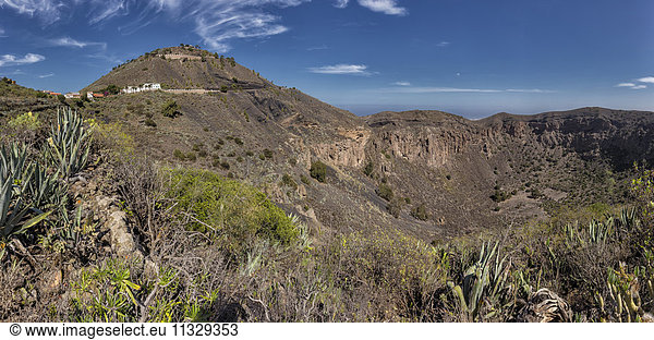 Caldera de Bandama landscape in Gran Canaria  Canary Islands