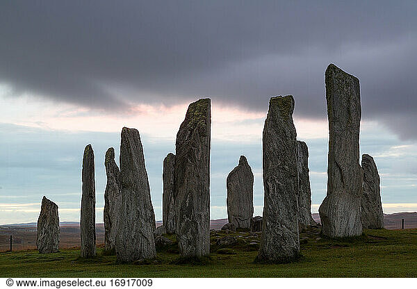 Callanish Standing Stones  Isle of Lewis  Outer Hebrides  Scotland  United Kingdom