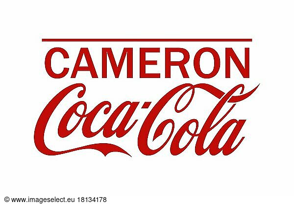 Cameron Coca Cola  Logo  Weißer Hintergrund