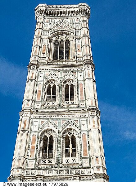 Campanile  Duomo Santa Maria del Fiore  Florence  Tuscany  Italy  Europe