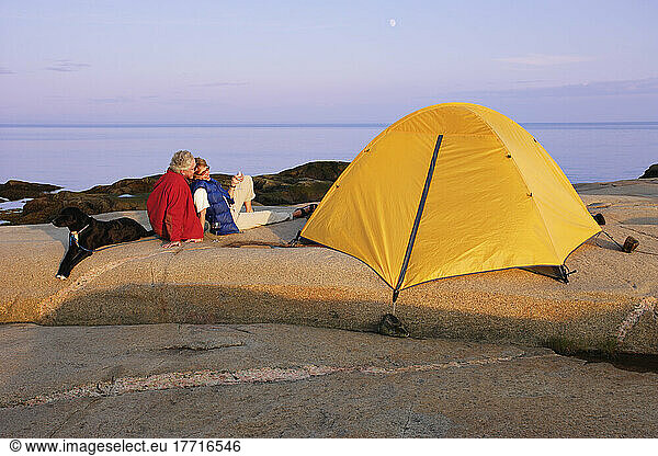 Camping für ältere Paare  St. Lawrence Marine Park  Les Bergeronnes  Quebec