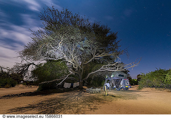 Camping im Damaraland; Kunene Region  Namibia