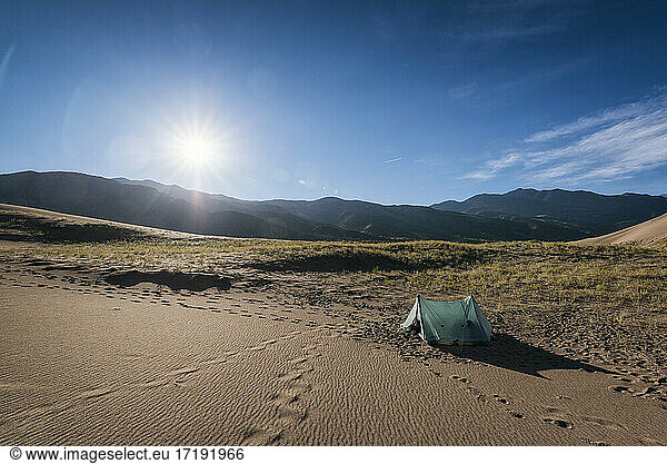 Camping in den Dünen  Colorado