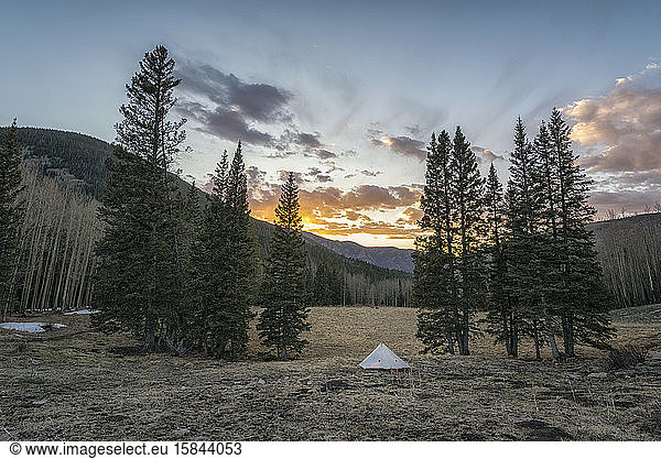 Camping in der Pecos-Wildnis