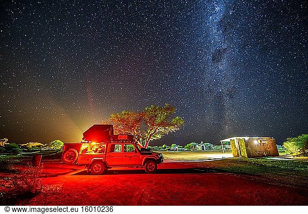 Camping unter der leuchtenden Milchstraße  Keetmanshoop  Namibia.
