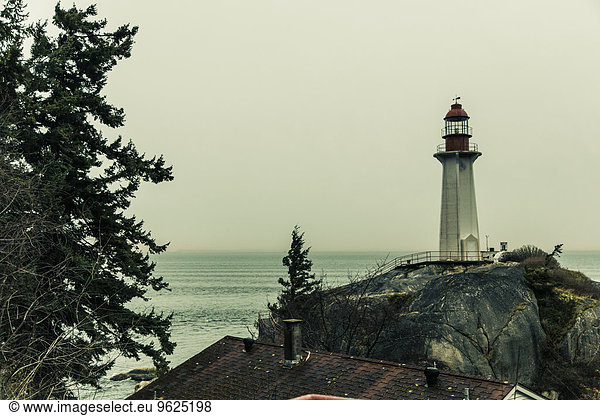 Canada  Vancouver  Lighthouse Park with Point Atkinson Lighthouse
