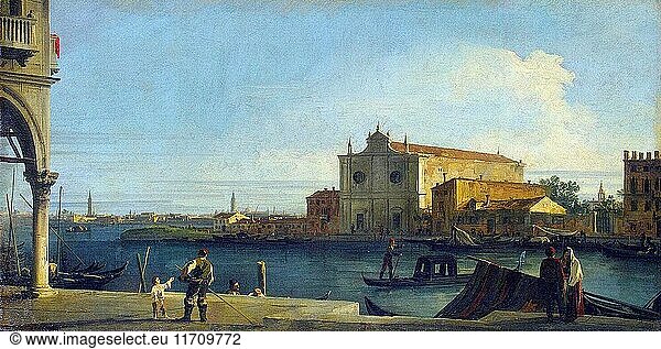 Canaletto. Venice  San Giovanni dei Battuti a Murano. Hermitage State Museum - St P?tersburg.