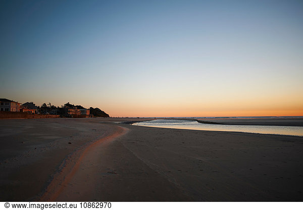 Cannon Beach at sunset Oregon USA