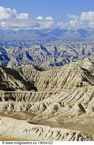 Canyon country of western Tibet