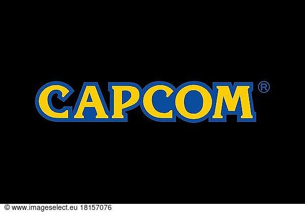 Capcom  Logo  Black background