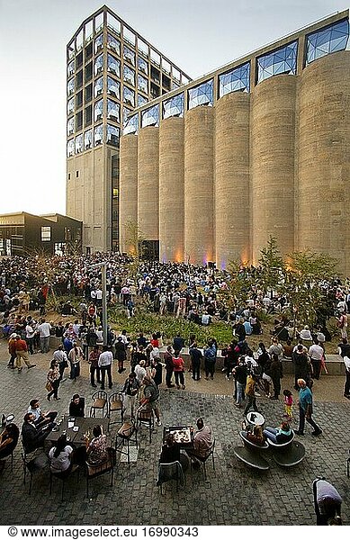 Cape Town Philharmonic Orchestra playing at the Silo district at the Victoria & Alfred Waterfront  Cape Town  South Africa