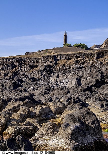Capelinhos Lighthouse  Faial Island  Azores  Portugal.