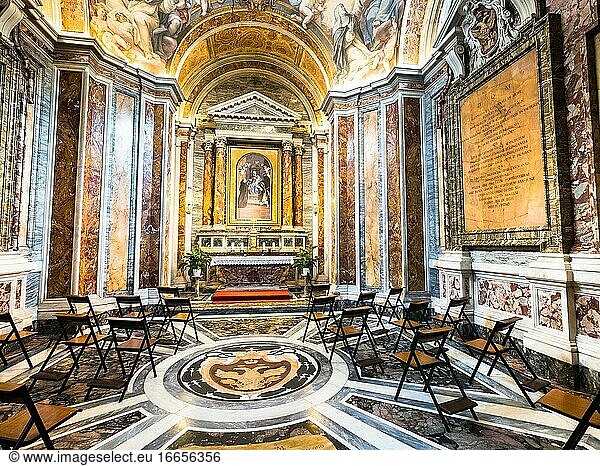 Cappella d'Elci o di Santa Caterina in der Basilika Santa Sabina auf dem Aventinhügel - Rom  Italien.