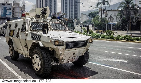 Caracas Venezuela on Friday May 26 2017. Anti-government protesters took to the streets in an attempt to encourage the armed forces to curb the repression of demonstrators.