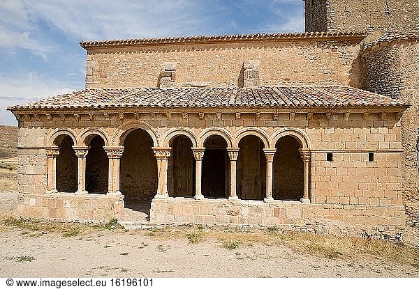 Caracena  Kirche San Pedro (romanisch  12. Jahrhundert). Provinz Soria  Kastilien und Leon  Spanien.