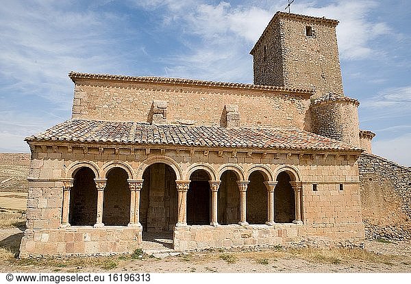 Caracena  Kirche San Pedro (romanisch  12. Jahrhundert). Provinz Soria  Kastilien und Leon  Spanien.