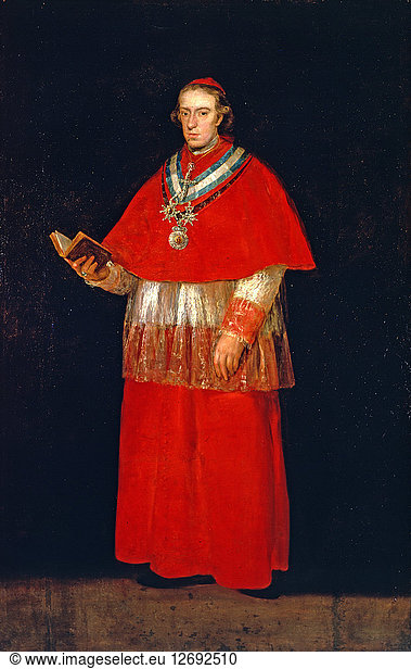 Cardinal Borbón  by Francisco de Goya.