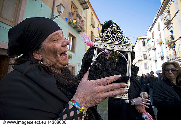 Carnival  Bosa  Sardinia  Italy