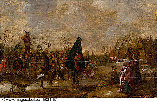 Carnival Procession   c. 1660. Creator: Venne  Adriaen Pietersz. van de (1589-1662).
