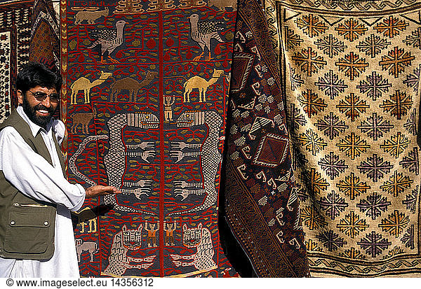 Carpet shop  Kabul  Islamic Republic of Afghanistan  South-Central Asia