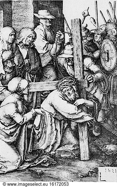 Carrying the Cross / Van Leyden / 1521